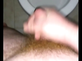 Gay asian cums in toilet